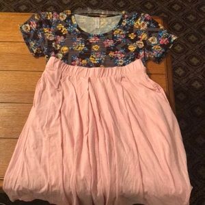 Lularoe Madison skirt and Lularoe Perfect Tee